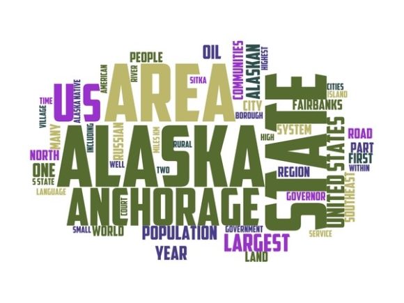 Alaska Typography Wallpaper
