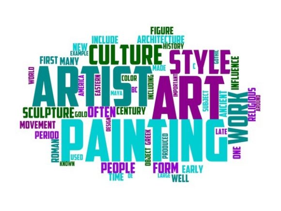 Art Historian Typography Tumbler
