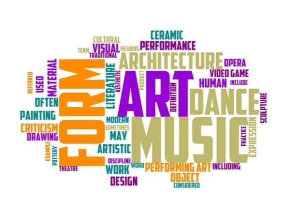 Arts Typography Book Cover
