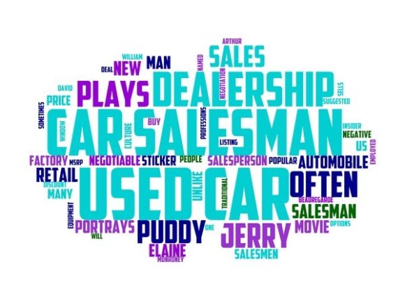 Car Salesman Typography Tie Dye