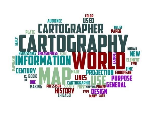 Cartographer Typography Tshirt
