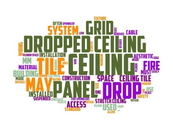 Ceiling Fixer Typography Crafting