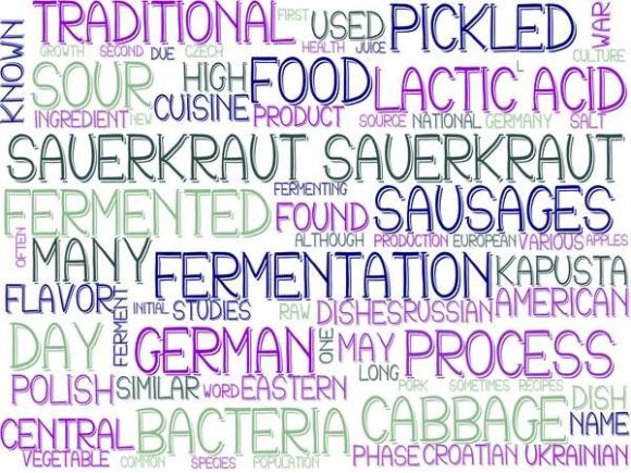Sauerkraut Wordcloud Tumbler