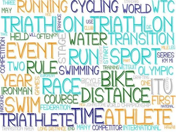 Triathlon Wordcloud Tshirt: A Versatile Design Asset for Creative Professionals